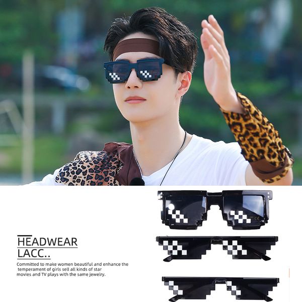 mosaic glasses pixelated sunglasses toys thug life party pgraph props eyeglasses wholesale coarse necklace, Blue
mosaic glasses pixelated sunglasses toys thug life party pgraph props eyeglasses wholesale coarse necklace, Blue