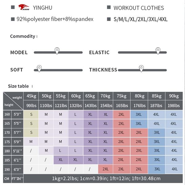 yinghu 5 pcs / set compression sport men's tracksuit quick drying workout gym fitness suit clothes running sport wear tights 201203, Gray
yinghu 5 pcs / set compression sport men's tracksuit quick drying workout gym fitness suit clothes running sport wear tights 201203, Gray
