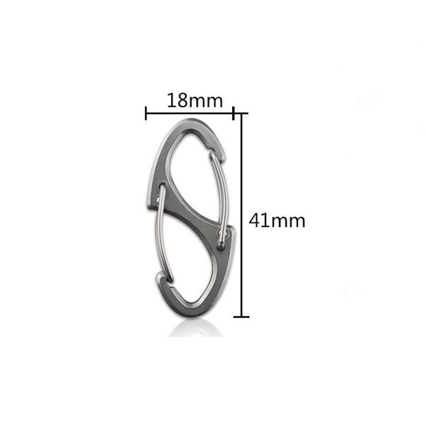 100pcs zinc alloy 8 shaped carabiner s type edc spring keychain backpack clip quick hook lock buckle outdoor camping hik qylgyu
100pcs zinc alloy 8 shaped carabiner s type edc spring keychain backpack clip quick hook lock buckle outdoor camping hik qylgyu