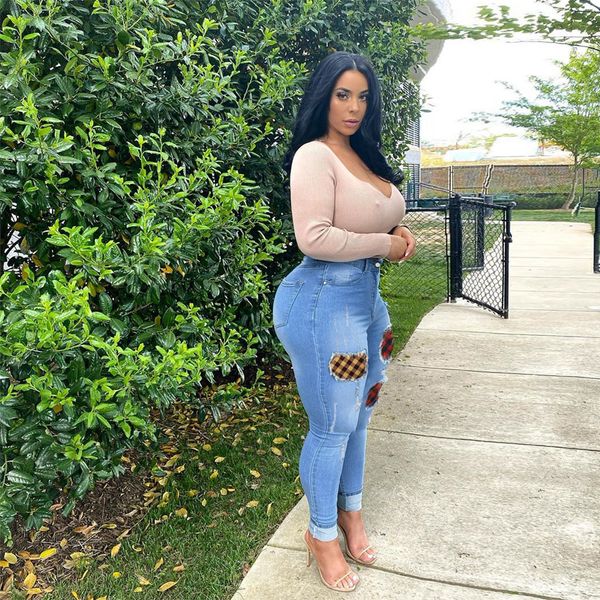 high waist women jeans plus size streetwear woman patchwork jeans denim pants ladies fashion stitching slim denim pants y1214, Blue
high waist women jeans plus size streetwear woman patchwork jeans denim pants ladies fashion stitching slim denim pants y1214, Blue