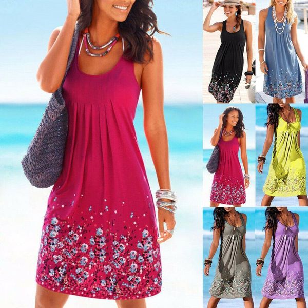 women summer sleeveless boho beach sundress ladies cocktail party floral dress plus size drop shipping good quality, Black;gray
women summer sleeveless boho beach sundress ladies cocktail party floral dress plus size drop shipping good quality, Black;gray