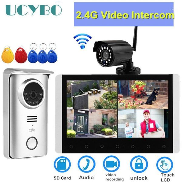 video door phones wifi phone intercom system wireless doorbell touch lcd surveillance camera home sd card1 
video door phones wifi phone intercom system wireless doorbell touch lcd surveillance camera home sd card1