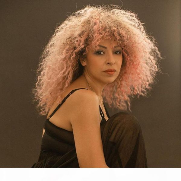quinlux wigs synthetic hair lace front ombre pink afro curly wigs heat resistant fiber middle part cosplay wig with per plucked, Black
quinlux wigs synthetic hair lace front ombre pink afro curly wigs heat resistant fiber middle part cosplay wig with per plucked, Black