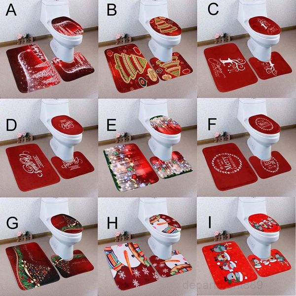 new design merry christmas pedestal rug lid toilet cover + bath mat 3pc/set decorations for home navidad bathroom u71102
new design merry christmas pedestal rug lid toilet cover + bath mat 3pc/set decorations for home navidad bathroom u71102