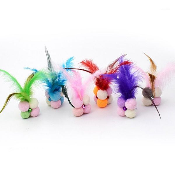 cat toys elastic plush balls with feather bell toy interactive kitten teaser indoor exerciser make pet supplies1
cat toys elastic plush balls with feather bell toy interactive kitten teaser indoor exerciser make pet supplies1