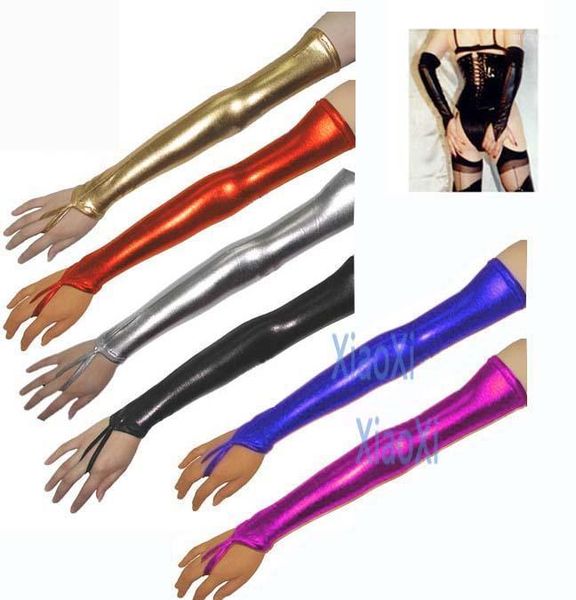 five fingers gloves 43-45cm fashion fingerless women long faux leather sun protection hip- jazz punk clubwear outfit mittens1, Blue;gray
five fingers gloves 43-45cm fashion fingerless women long faux leather sun protection hip- jazz punk clubwear outfit mittens1, Blue;gray