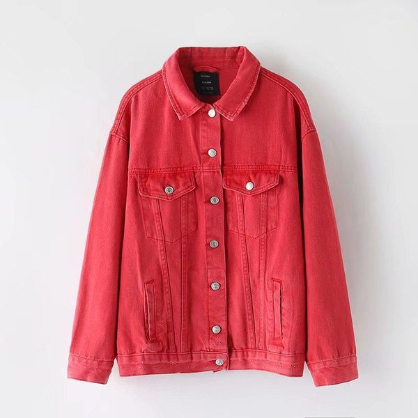 2020 new green black blue lapel single breasted casual fall jeans streetwear boyfriend denim jacket autumn womens coats1, Black;brown
2020 new green black blue lapel single breasted casual fall jeans streetwear boyfriend denim jacket autumn womens coats1, Black;brown