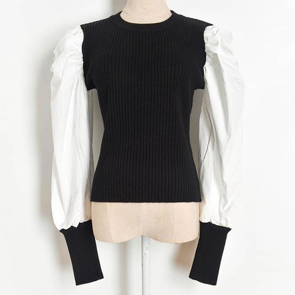 zcsmll 2020 autumn winter new style long sleeve shirt pullover stitching slim knitted round collar korean fashion sweater women1, White;black
zcsmll 2020 autumn winter new style long sleeve shirt pullover stitching slim knitted round collar korean fashion sweater women1, White;black