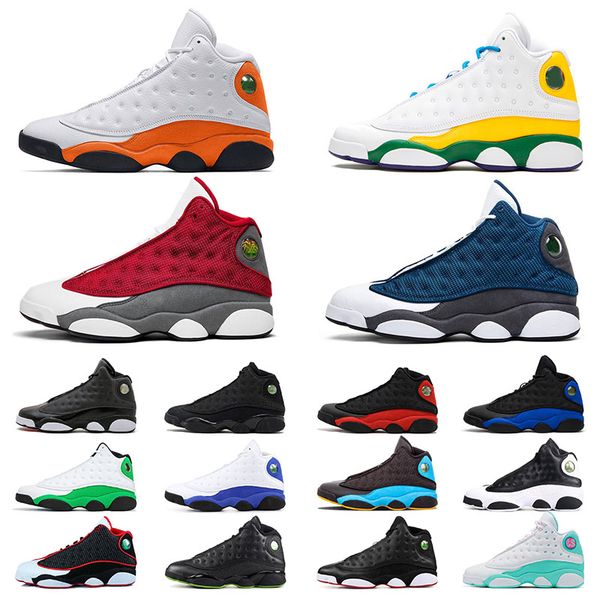 2021 new jumpman mens womens 13 flint 13s basketball shoes island green lakers black cat 13 men sneakers trainers, White;red
2021 new jumpman mens womens 13 flint 13s basketball shoes island green lakers black cat 13 men sneakers trainers, White;red