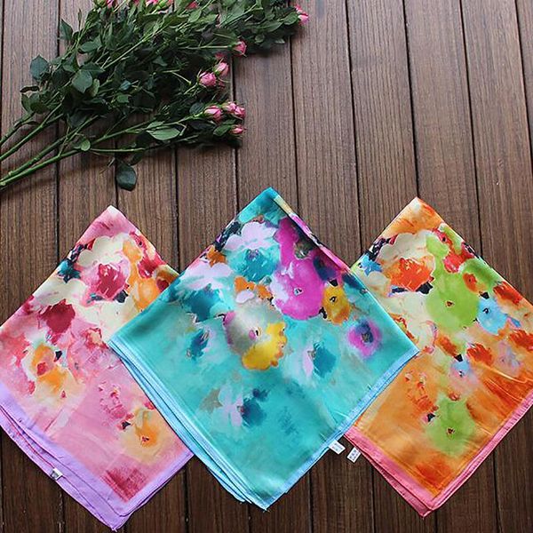 spring style silk scarf women scarf oil painting flower pattern neckerchief bandana large square lady gift, Blue;gray
spring style silk scarf women scarf oil painting flower pattern neckerchief bandana large square lady gift, Blue;gray