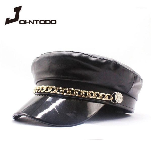 new cap fashion octagonal hat hat ladies solid color solid color newsboy retro ladies pu leather1, Blue;gray
new cap fashion octagonal hat hat ladies solid color solid color newsboy retro ladies pu leather1, Blue;gray