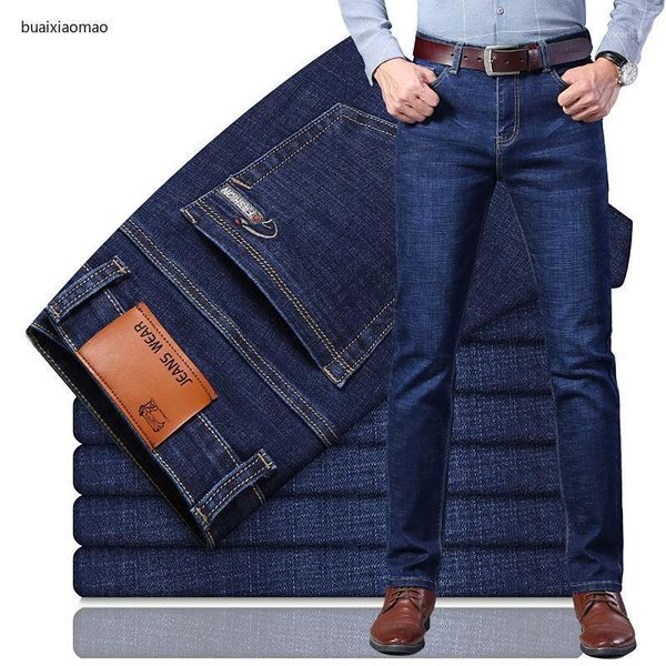 jeans mens 2021 fashion business classic stretch jeans male cotton solid casual trousers straight denim pants men long pants1, Blue
jeans mens 2021 fashion business classic stretch jeans male cotton solid casual trousers straight denim pants men long pants1, Blue