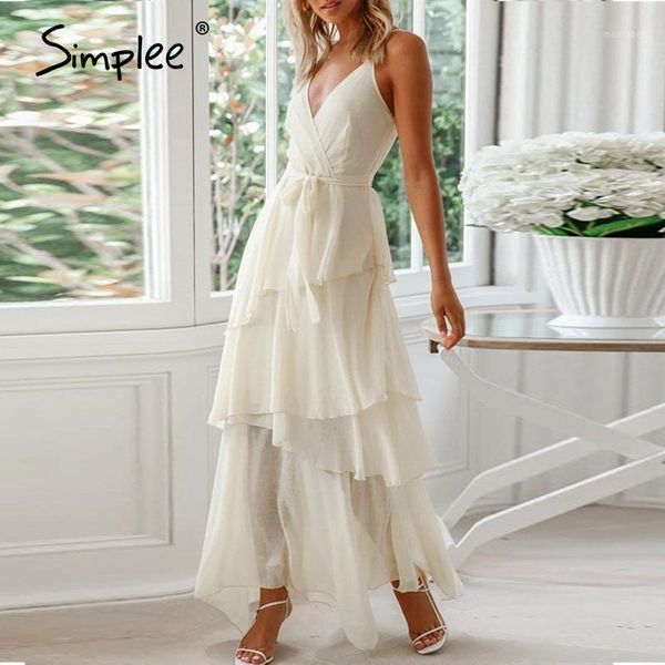 simplee sleeveless women party dress ruched solid high waist v-neck summer dress streetwear ruffled sash evening maxi dresss1, Black;gray
simplee sleeveless women party dress ruched solid high waist v-neck summer dress streetwear ruffled sash evening maxi dresss1, Black;gray