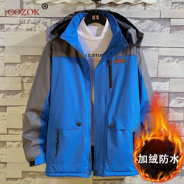 winter men's plus velvet thick warm windproof and rainproof jacket fashion casual workwear plus size l-5xl cotton jacket1, Black
winter men's plus velvet thick warm windproof and rainproof jacket fashion casual workwear plus size l-5xl cotton jacket1, Black