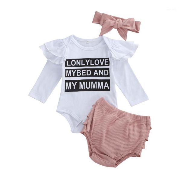 clothing sets 0-24m autumn kids girls boys clothes letter print long sleeve romper ruffles shorts headband1, White
clothing sets 0-24m autumn kids girls boys clothes letter print long sleeve romper ruffles shorts headband1, White
