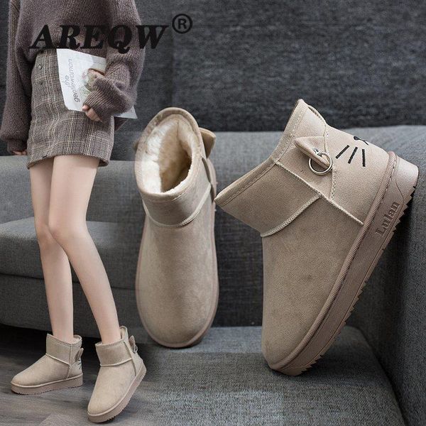areqw 2020 snow boots new winter wild korean short tube short boots flat bottom bread shoes students plus velvet cotton shoes, Black
areqw 2020 snow boots new winter wild korean short tube short boots flat bottom bread shoes students plus velvet cotton shoes, Black