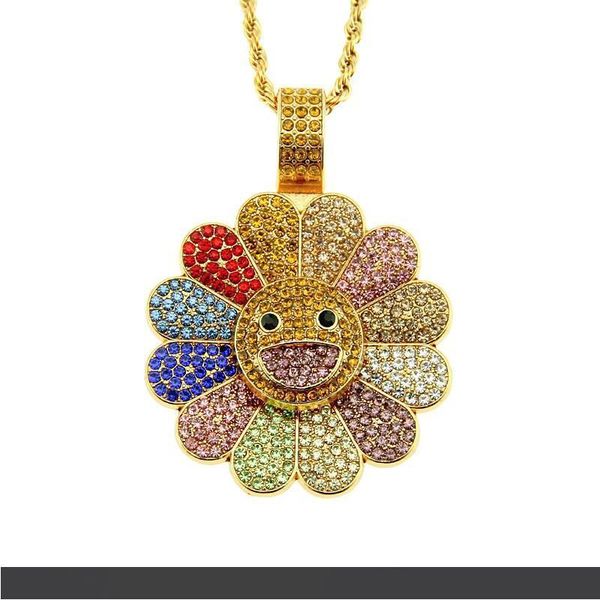 novetly new arrival rotating sunflower necklace diamond multiple colors pendant necklace men and women jewelry accessory, Silver
novetly new arrival rotating sunflower necklace diamond multiple colors pendant necklace men and women jewelry accessory, Silver