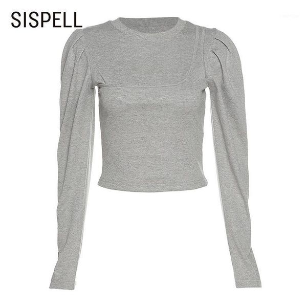 sispell patchwork sling women's t shirt o neck puff long sleeve slimming for female casual t shirt 2020 new tide fashion1, White
sispell patchwork sling women's t shirt o neck puff long sleeve slimming for female casual t shirt 2020 new tide fashion1, White