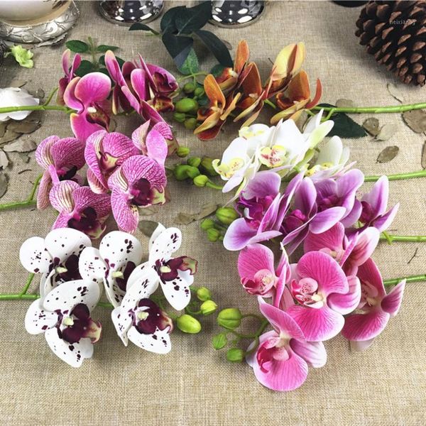 decorative flowers & wreaths 7pcs/lot orchids branches artificial fleurs artificielle home living room decoration white orchid flores artifi
decorative flowers & wreaths 7pcs/lot orchids branches artificial fleurs artificielle home living room decoration white orchid flores artifi