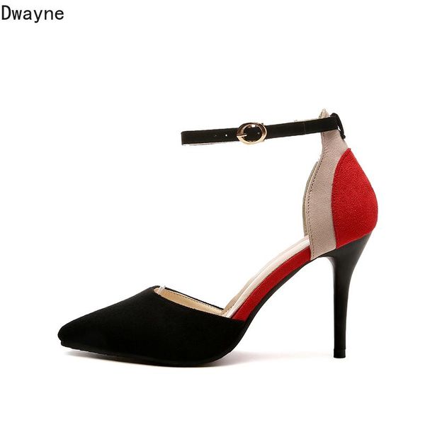 2021 new high heels korean fashion color matching hollow women's single shoes shallow mouth pointed casual shoes, Black
2021 new high heels korean fashion color matching hollow women's single shoes shallow mouth pointed casual shoes, Black