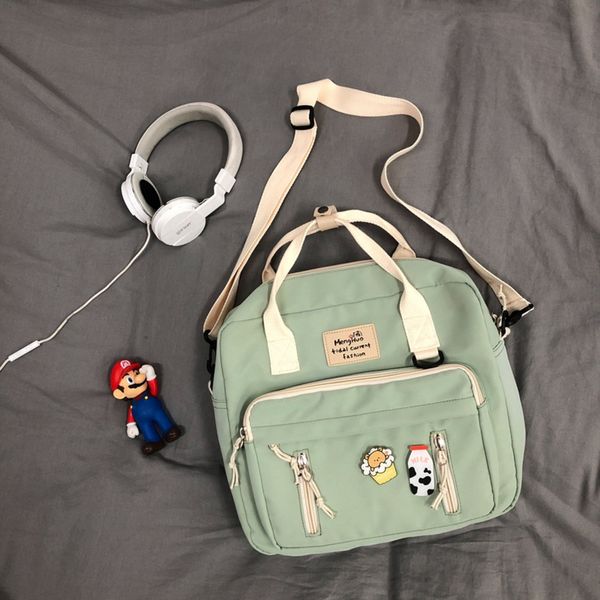 dcimor lovely multifunctional backpack teenage girl ring buckle portable travel bag female small schoolbag badge women backpacks c1223
dcimor lovely multifunctional backpack teenage girl ring buckle portable travel bag female small schoolbag badge women backpacks c1223