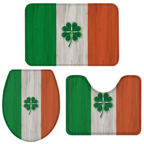 bath accessory set irish flag four-leaf clover wood grain bathroom toilet cover mat pedestal rug non-slip accessories home doormat
bath accessory set irish flag four-leaf clover wood grain bathroom toilet cover mat pedestal rug non-slip accessories home doormat