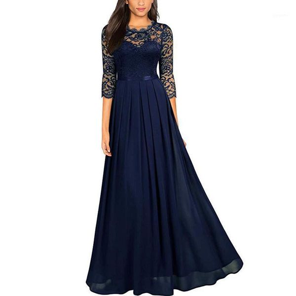 women elegant chiffon long dress ladies 2021 autumn stitching lace evening party dress women maxi bridesmaids #31, Black;gray
women elegant chiffon long dress ladies 2021 autumn stitching lace evening party dress women maxi bridesmaids #31, Black;gray