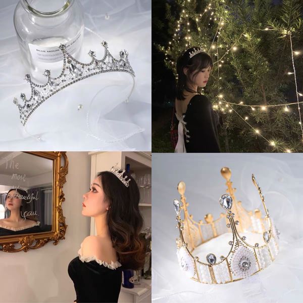 headdress female net red same style princess crown 18 years old gift bride wedding dress super immortal luxury, Silver
headdress female net red same style princess crown 18 years old gift bride wedding dress super immortal luxury, Silver
