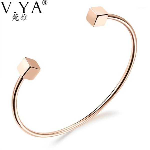v.ya women bracelets 2020 fashion bracelets & bangles rose gold stainless steel for women dropshipping1, Black
v.ya women bracelets 2020 fashion bracelets & bangles rose gold stainless steel for women dropshipping1, Black