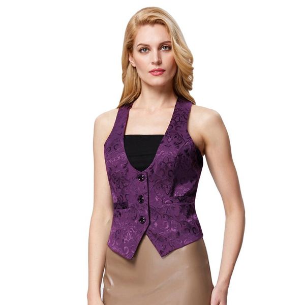 women's vests karin women vest jacket adjustable vintage slim short party evening business strap jacquard coat 3-buttons waistcoat, Black;white
women's vests karin women vest jacket adjustable vintage slim short party evening business strap jacquard coat 3-buttons waistcoat, Black;white