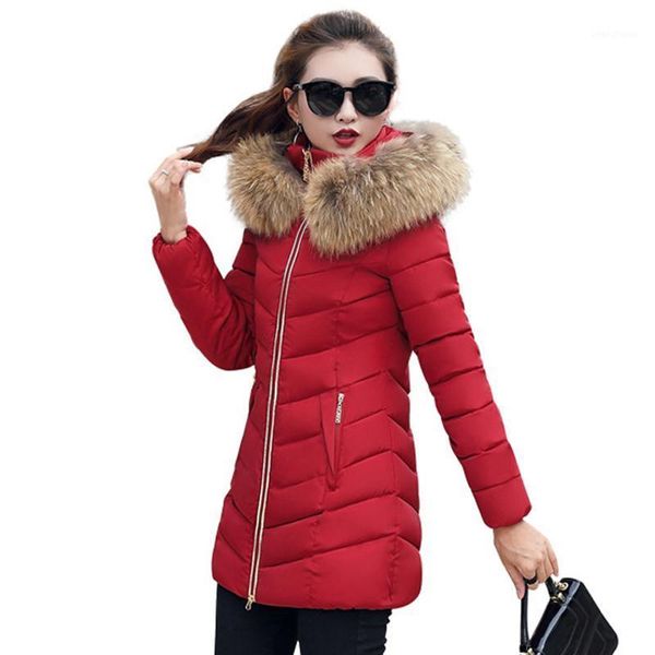 oversized m-6xl women slim long parkas with fur collar hooded office lady 2020 winter thick solid jacket casual warm femlae coat1, Black
oversized m-6xl women slim long parkas with fur collar hooded office lady 2020 winter thick solid jacket casual warm femlae coat1, Black