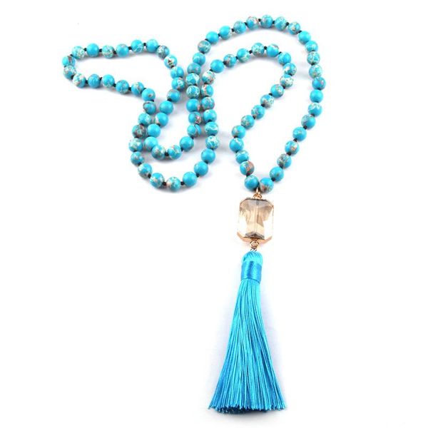 pendant necklaces fashion bohemian tribal jewelry empire stone knotted square crystal link tassel necklace, Silver
pendant necklaces fashion bohemian tribal jewelry empire stone knotted square crystal link tassel necklace, Silver