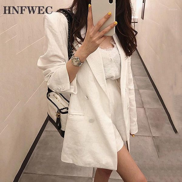 women's suits & blazers spring summer 2021 korean white cotton and linen loose slim thin style office lady clothes shorts suit u6041, White;black
women's suits & blazers spring summer 2021 korean white cotton and linen loose slim thin style office lady clothes shorts suit u6041, White;black