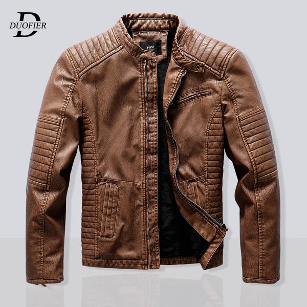 men new causal leather jacket vintage motorcycle coats warm fleece mens zipper biker pu leather jacket outfit solid color 201026, Black
men new causal leather jacket vintage motorcycle coats warm fleece mens zipper biker pu leather jacket outfit solid color 201026, Black