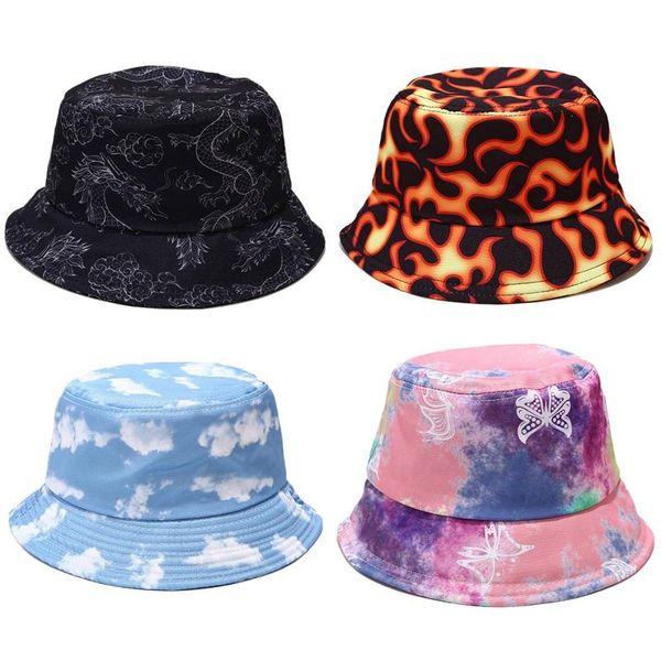 wide brim hats double-sided wearing cap visor rainbow color bucket hat men and women flat sun reversible tie dye fisherman, Blue;gray
wide brim hats double-sided wearing cap visor rainbow color bucket hat men and women flat sun reversible tie dye fisherman, Blue;gray