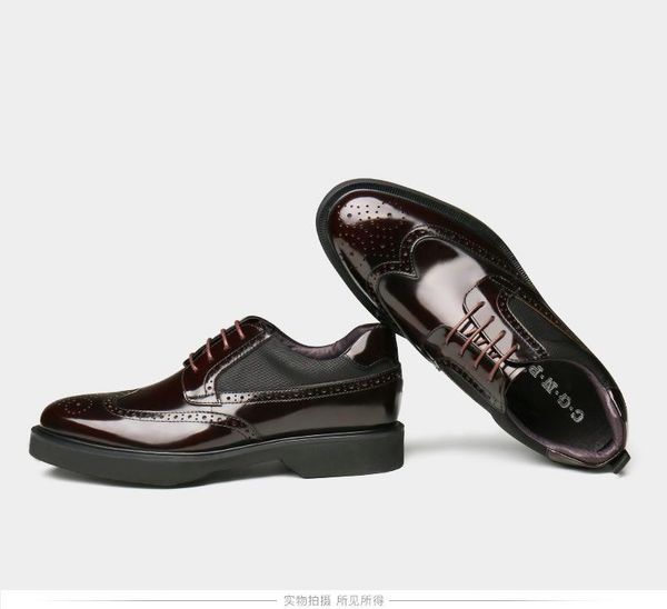 men's leather shoes business formal wear leather shoes men's lace-up round toe thick bottomed wedding wear1, Black
men's leather shoes business formal wear leather shoes men's lace-up round toe thick bottomed wedding wear1, Black