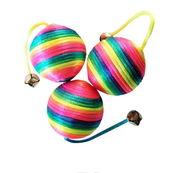 pet cat rainbow bells ball toys non-toxic and funny tease toys for kittens squeaky pet supplies
pet cat rainbow bells ball toys non-toxic and funny tease toys for kittens squeaky pet supplies