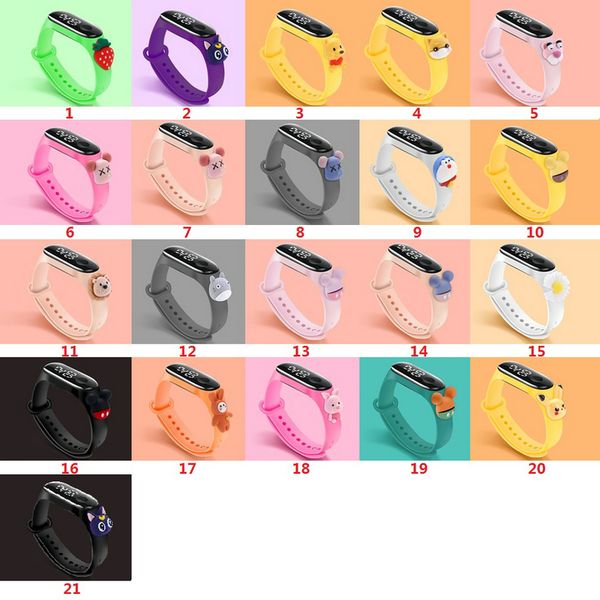 2020 led cartoon doll watch creative children waterproof touch bracelet student electronic watch 21 style optional
2020 led cartoon doll watch creative children waterproof touch bracelet student electronic watch 21 style optional