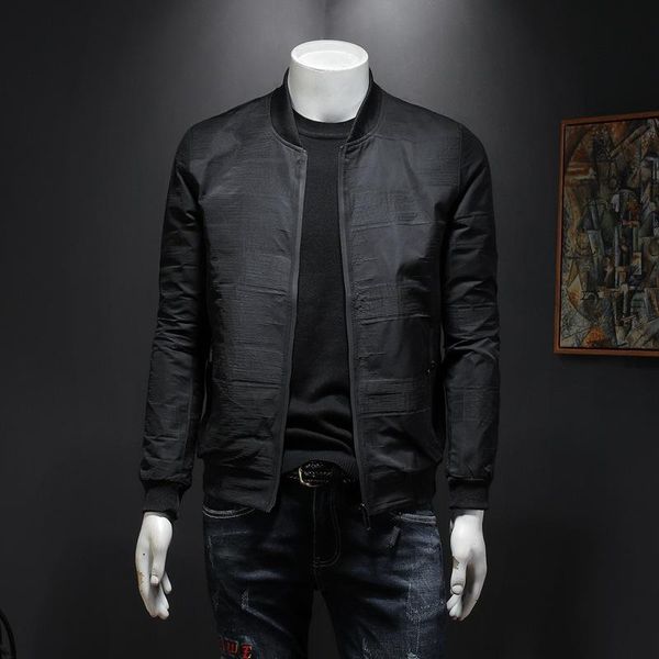new black vintage bomber jacket men 2021 spring autumn thin slim handsome fashion simple stand collar long sleeve coat top, Black;brown
new black vintage bomber jacket men 2021 spring autumn thin slim handsome fashion simple stand collar long sleeve coat top, Black;brown