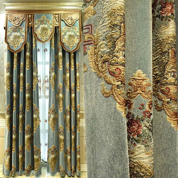 custom curtains high grade european style curtain luxurious living room thick chenille jacquard cloth curtain valance tulle e876
custom curtains high grade european style curtain luxurious living room thick chenille jacquard cloth curtain valance tulle e876