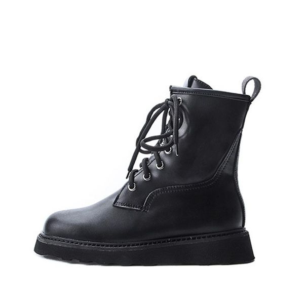 autumn round head chic platform leather ankle boots for women 2020 new fashion casual flat women knight boots mujer, Black
autumn round head chic platform leather ankle boots for women 2020 new fashion casual flat women knight boots mujer, Black