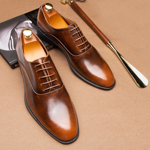 2020 new factory wholesale mens shoes leather business formal wear shoes mens header level kraft plus size mens shoes men, Black
2020 new factory wholesale mens shoes leather business formal wear shoes mens header level kraft plus size mens shoes men, Black