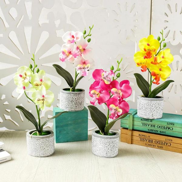 artificial flowers with cement pot butterfly orchid bonsai flower fake flowers party wedding decoration bathroom accessories
artificial flowers with cement pot butterfly orchid bonsai flower fake flowers party wedding decoration bathroom accessories