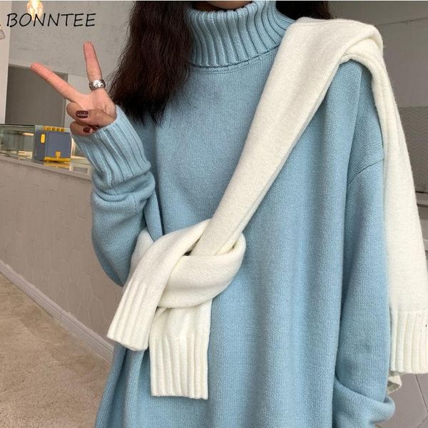 women's sweaters turtleneck sweater women thicker ulzzang fall basic pure all-match harajuku bf style ladies knitted clothes daily femm, White;black
women's sweaters turtleneck sweater women thicker ulzzang fall basic pure all-match harajuku bf style ladies knitted clothes daily femm, White;black