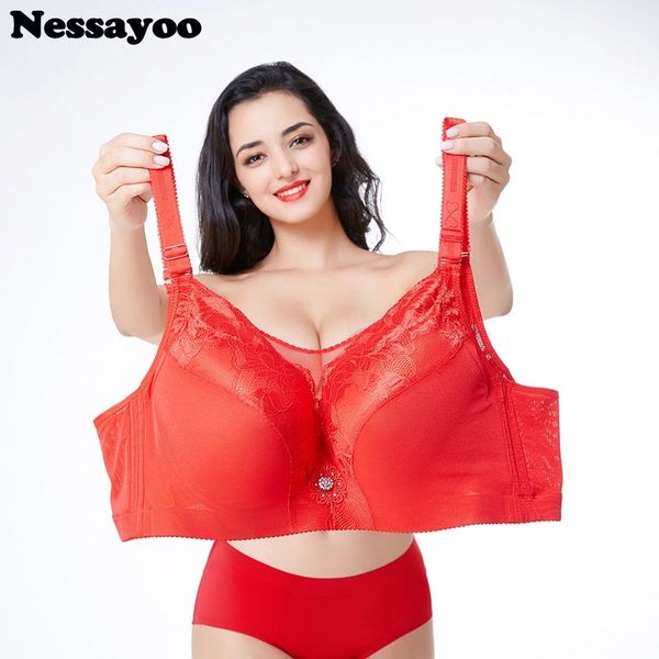 push up plus size bra large cotton underwire brassiere spandex full cup big size bras for women d e f g cup bra 120 115 52g bras y200415, Red;black
push up plus size bra large cotton underwire brassiere spandex full cup big size bras for women d e f g cup bra 120 115 52g bras y200415, Red;black