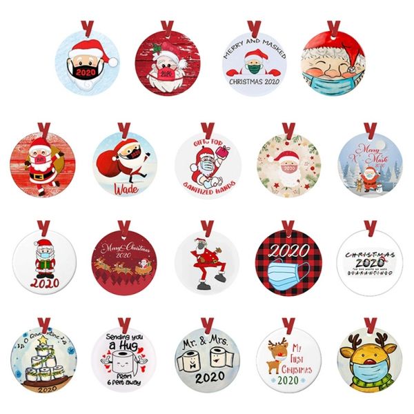 2020 christmas tree ornament personalized quarantine survivor hanging pendants christmas new year holiday hanging decorations 
2020 christmas tree ornament personalized quarantine survivor hanging pendants christmas new year holiday hanging decorations
