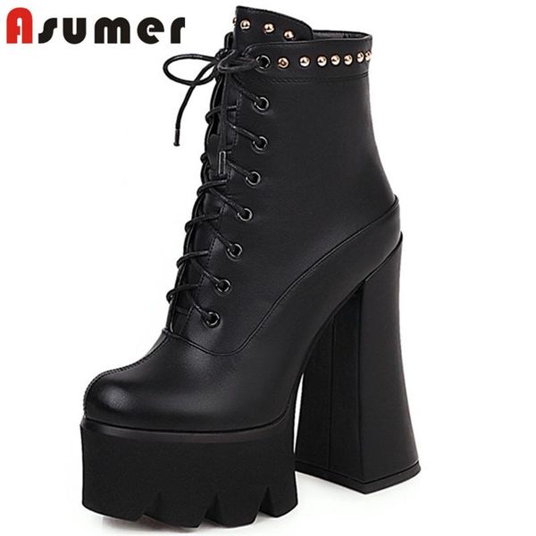 boots asumer 2021 super high heel platform women party prom shoes round toe rivet autumn winter ankle woman black
boots asumer 2021 super high heel platform women party prom shoes round toe rivet autumn winter ankle woman black
