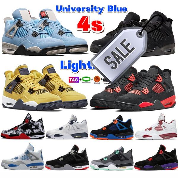 high 4 4s basketball shoes university blue black cat lightning mens designer sneakers bred red thunder pure money metallic purple white
high 4 4s basketball shoes university blue black cat lightning mens designer sneakers bred red thunder pure money metallic purple white