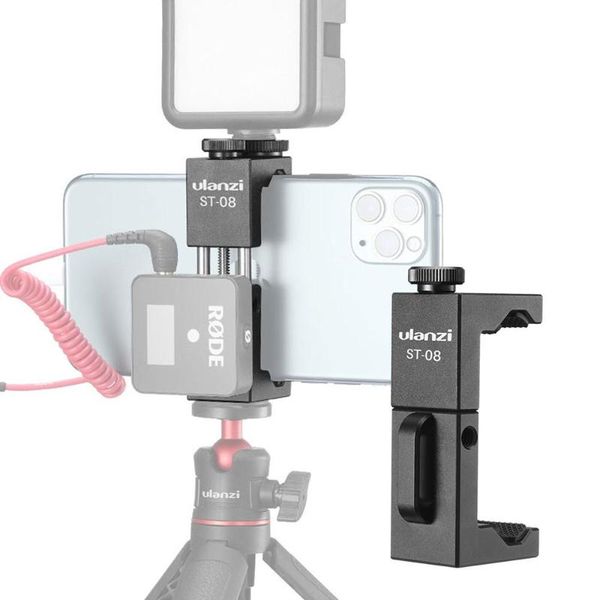 lighting & studio accessories st-08 phone tripod wireless go microphone bracket cellphone clip with universal cold shoe for led video light
lighting & studio accessories st-08 phone tripod wireless go microphone bracket cellphone clip with universal cold shoe for led video light
