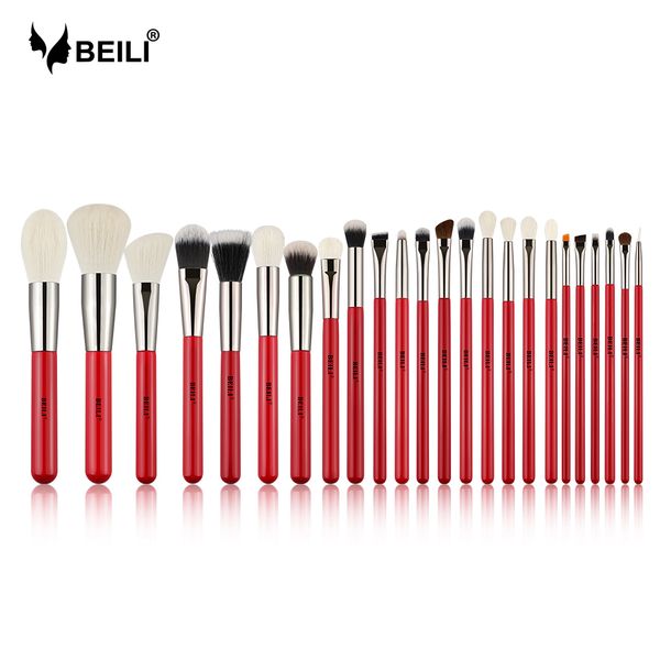 beili red 24 pcs professional makeup brushes set natural hair brush makeup foundation powder blush eyeshadow eyebrow 201007
beili red 24 pcs professional makeup brushes set natural hair brush makeup foundation powder blush eyeshadow eyebrow 201007
